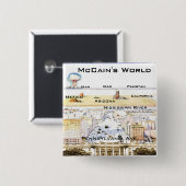 McCain's World Square Button (Voorkant /achterkant)