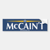 McCain't Bumpersticker (Voorkant)