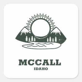 McCall - Idaho Vierkante Sticker