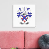 McCallum Family Crest Coat of Arms Canvas Afdruk (Insitu (Woonkamer))