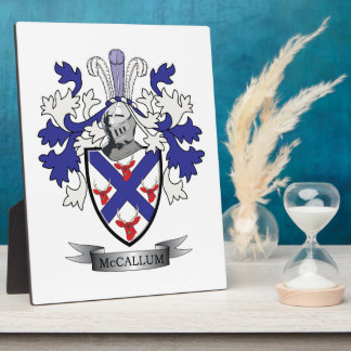 McCallum Family Crest Coat of Arms Fotoplaat