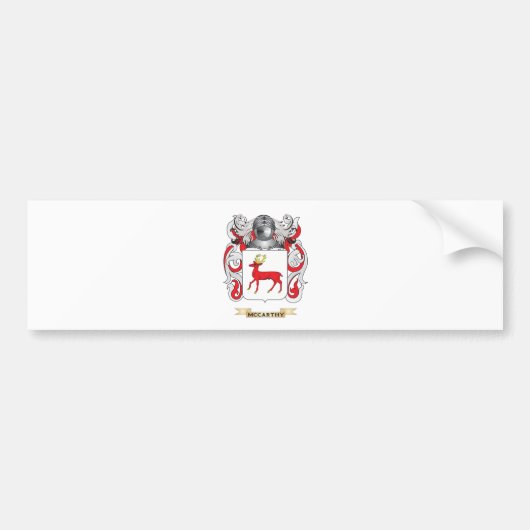 McCarthy Coat of Arms (Familiecrest) Bumpersticker (Voorkant)
