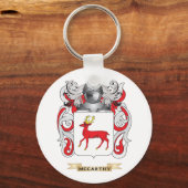 McCarthy Coat of Arms (Familiecrest) Sleutelhanger (Voorkant)