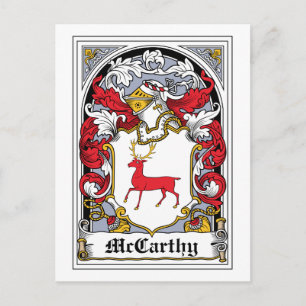 McCarthy Family Crest Briefkaart