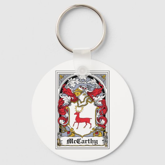 McCarthy Family Crest Sleutelhanger (Voorkant)