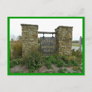 McCloud Natuur Park Hendricks County Indiana okt 2 Briefkaart