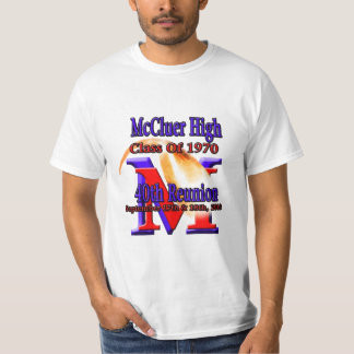 McCluer High Class of '70 40th Reunion T-shirt