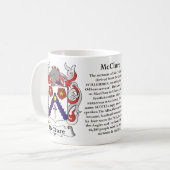 McClure Family Coat of Arms Mok (Voorkant links)