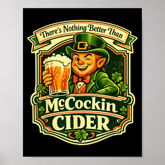 Mccockin cider poster (Voorkant)