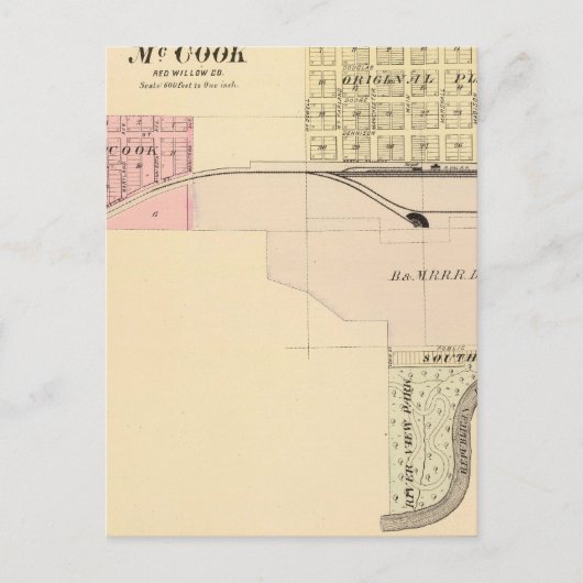 McCook, Nebraska Briefkaart (Voorkant)