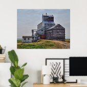 McCord Grain Elevator Poster Print (Thuiskantoor)