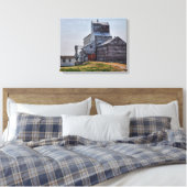 McCord Grain Elevator Stretch Canvas Afdrukken (Insitu (Slaapkamer))