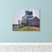McCord Grain Elevator Stretch Canvas Afdrukken (Insitu (Houten vloer))