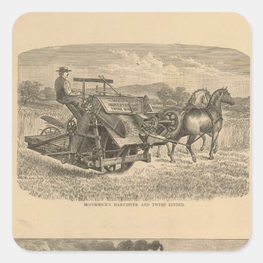 McCormick Company, Chicago, Illinois Vierkante Sticker (Voorkant)