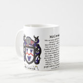 McCormick Family Coat of Arms mok (Voorkant links)