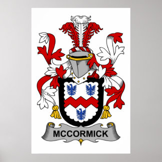 McCormick Family Crest Poster
