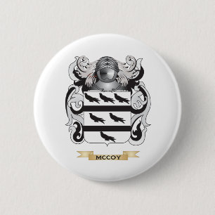 McCoy Coat of Arms (familiekust) Ronde Button 5,7 Cm
