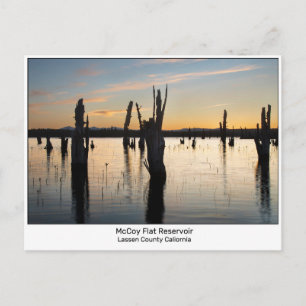 McCoy Flat Reservoir Lassen County Californië Briefkaart