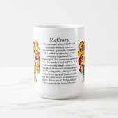 McCrary, de Origin, de Betekenis en de Crest Koffiemok (Center)