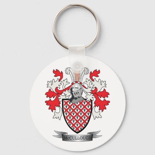 McCulloch Family Crest Coat of Arms Sleutelhanger (Voorkant)