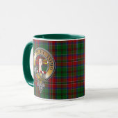 McCulloch Tartan & Badge Mok (Voorkant links)