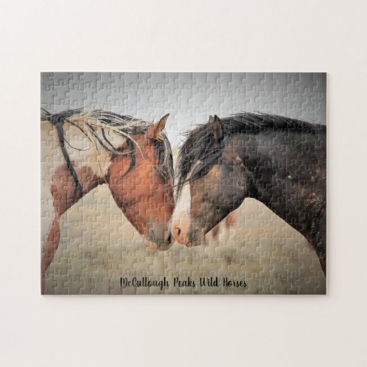 McCullough Peaks Wild Horses Legpuzzel (Horizontaal)