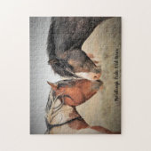 McCullough Peaks Wild Horses Legpuzzel (Verticaal)