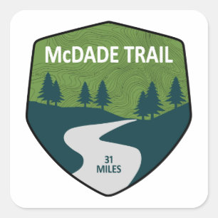 McDade Trail Vierkante Sticker