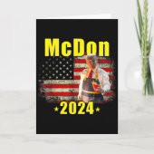 Mcdon 2024 Funny Donald Trump French Fry Cooking F Kaart (Voorkant)