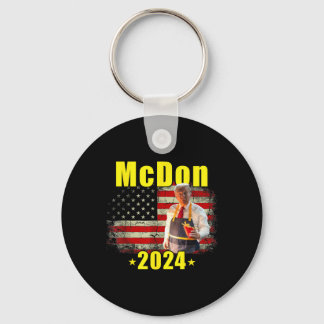 Mcdon Funny Donald Trump French Fry Cooking Fries  Sleutelhanger