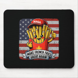 Mcdon Grappige Donald Trump Franse Frites Koken Fr Muismat
