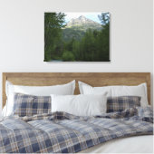 McDonald Creek in Glacier National Park Canvas Afdruk (Insitu (Slaapkamer))