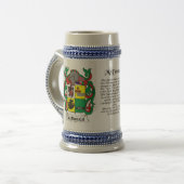McDonald Family Crest Stein Bierpul (Voorkant links)