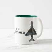 McDonnell Douglas F-4 Phantom II (Luftwaffe) Tweekleurige Koffiemok (Voorkant rechts)