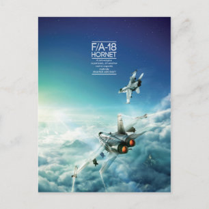 McDonnell Douglas F/A-18 Hornet briefkaart