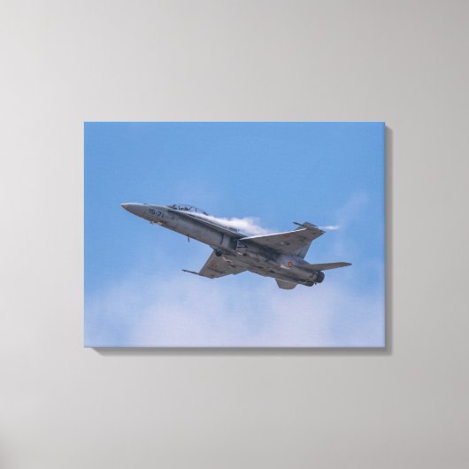 McDonnell Douglas F/A-18 Hornet Canvas Afdruk (Voorkant)