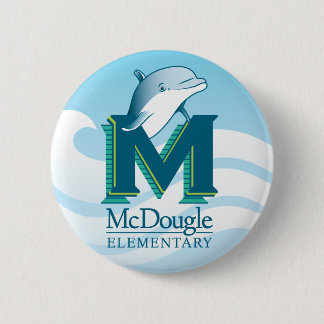 McDougle Dolphin-Button Ronde Button 5,7 Cm