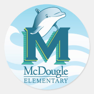 McDougle Dolphin Stickers