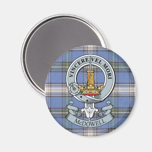 McDowell Crest + Aimant Tartan (Recto/Verso)