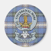 McDowell Crest + Aimant Tartan (Devant)