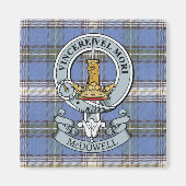 McDowell Crest + Aimant Tartan (Devant)
