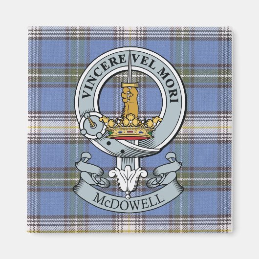McDowell Crest + Aimant Tartan (Devant)