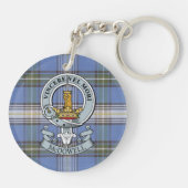 McDowell Crest + Tartan Circle Sleutelhanger (Achterkant)