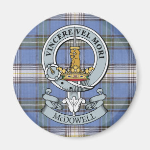 McDowell Crest + Tartan Magnet Magneet