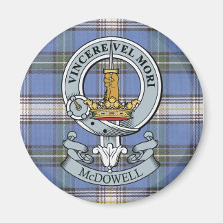 McDowell Crest + Tartan Magnet Magneet