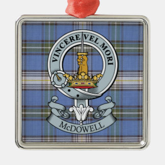McDowell Crest + Tartan Premium Ornament