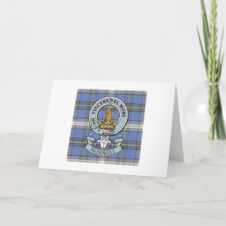 McDowell Crest + Tartan Wenskaart Kaart