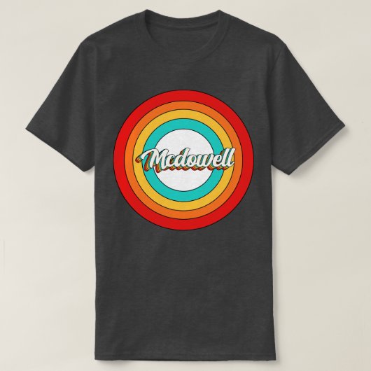 McDowell Naam Shirt McDowell Circle (Design voorkant)