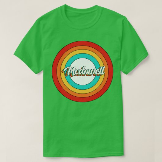 McDowell Naam Shirt McDowell Circle (Design voorkant)