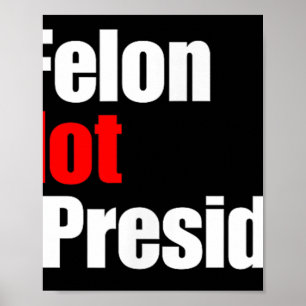 Mcellon is niet mijn President waar Trump voor ver Poster